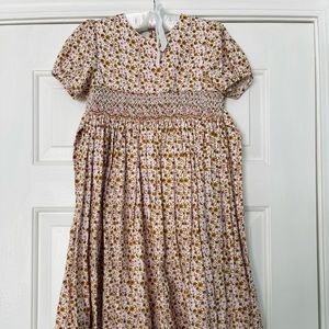 Modest ditsy floral print dress